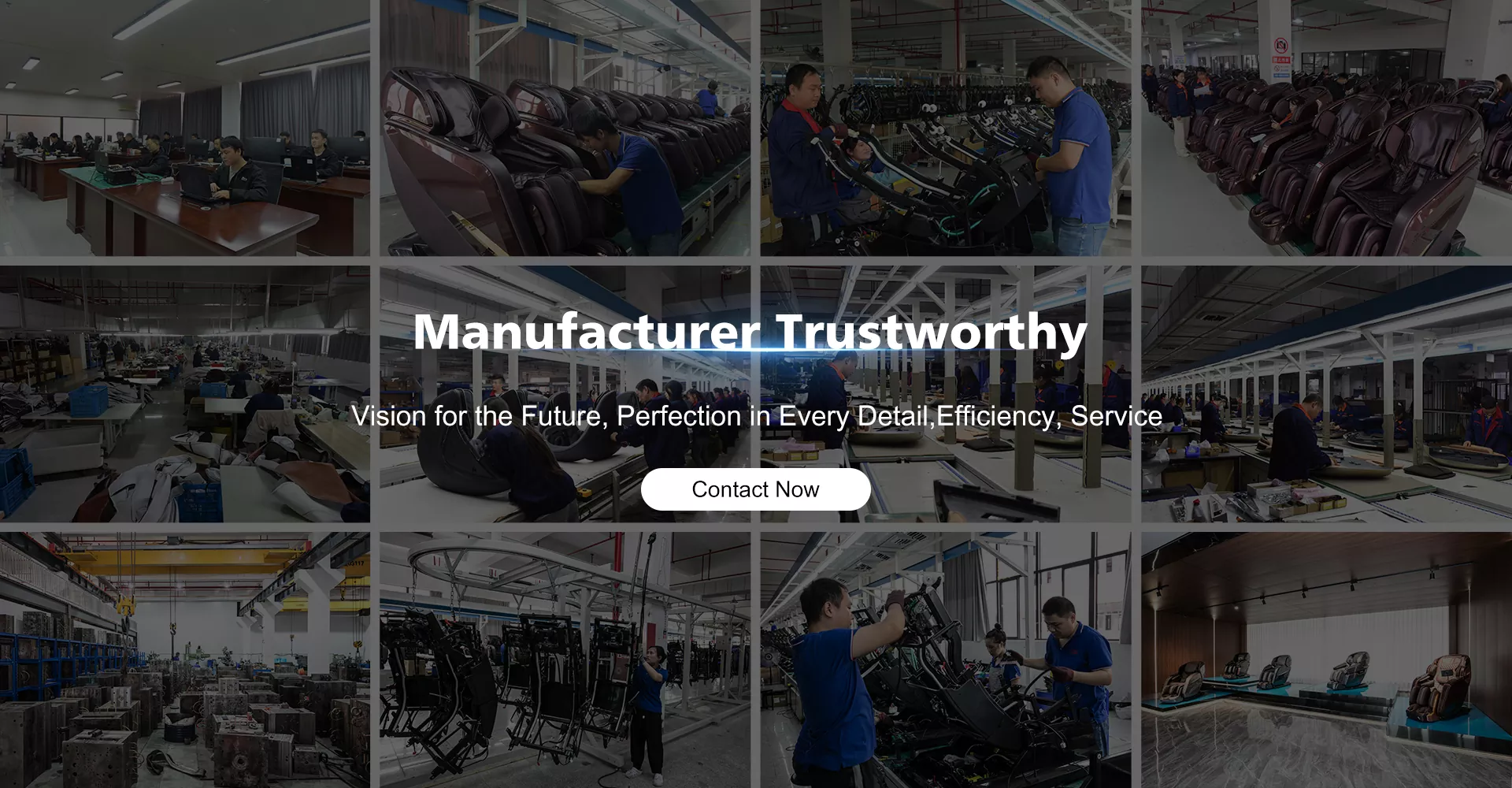 China Betrouwbare fabrikant van dubbele mech-massagestoelen